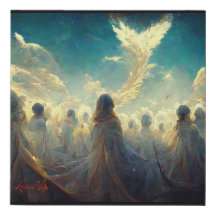 Chegando ao Céu - Canvas de Impressão de de Faux
