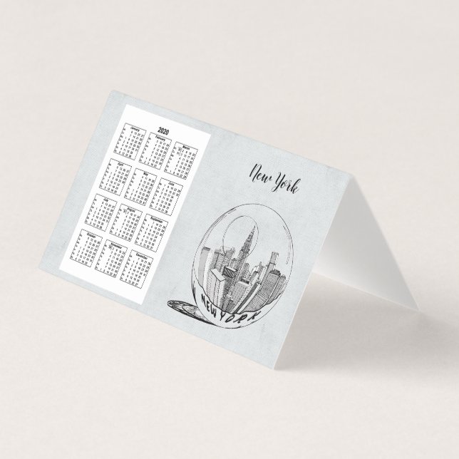 Cheio de Cidade do Calendário 2020 (Frente)