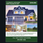 Cheio Página 2 Casa Lateral para Folheto de Venda<br><div class="desc">Procurando vender sua casa? Crie um folheto com aparência profissional para anunciar sua lista de casas a possíveis compradores. Este folheto da folha de cheio é de dois lados e está pronto para ser personalizado com todos os detalhes da sua lista. Há pontos para 4 fotos da sua casa na...</div>