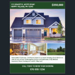 Cheio Página 2 Casa Lateral para Folheto de Venda<br><div class="desc">Procurando vender sua casa? Crie um folheto com aparência profissional para anunciar sua lista de casas a possíveis compradores. Este folheto da folha de cheio é de dois lados e está pronto para ser personalizado com todos os detalhes da sua lista. Há pontos para 4 fotos da sua casa na...</div>