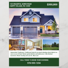 Cheio Página 2 Casa Lateral para Folheto de Venda 