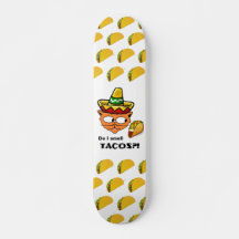 Cheira-Me Tacos? Senor Gato Skateboard