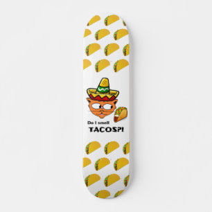 Cheira-Me Tacos? Senor Gato Skateboard