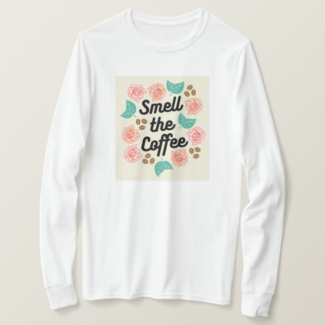 Cheire A Camisa Do Café (Frente do Design)