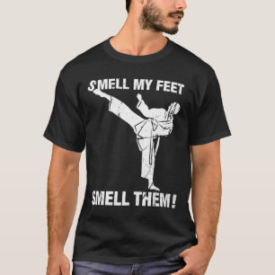Cheire Meu Cheiro Engraçado Camisa De Karate Dando