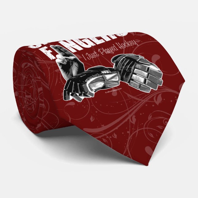 Cheire meus dedos (hockey) Gravata (Rolled)