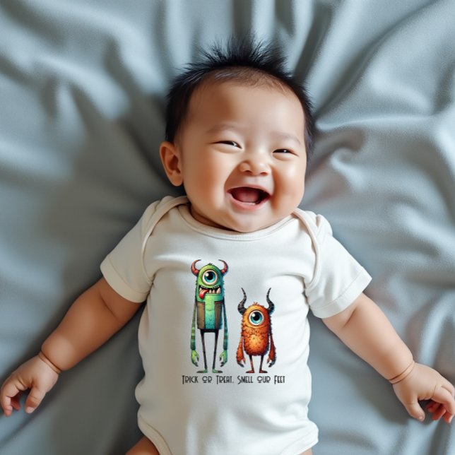 Cheire nossa camisa de camiseta de monstro de pés (Some monster buddies for your little monster.)