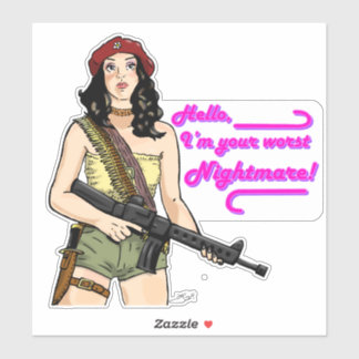 Chelly Duvalla: Eu sou seu pior adesivo do pesadel