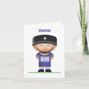 Chelski (Chelsea) Cartão de Boas Festas de Futebol