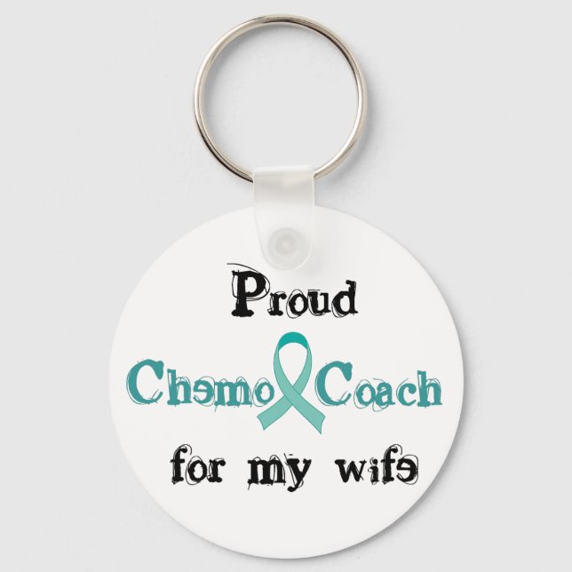 Chemo Coach Wife Chaveiro (Frente)