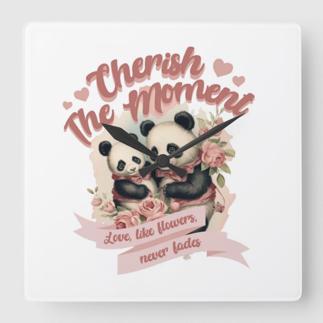 Cherish, o relógio da parede do momento (Frente)