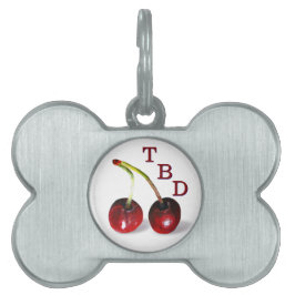 Cherries Pet Tag