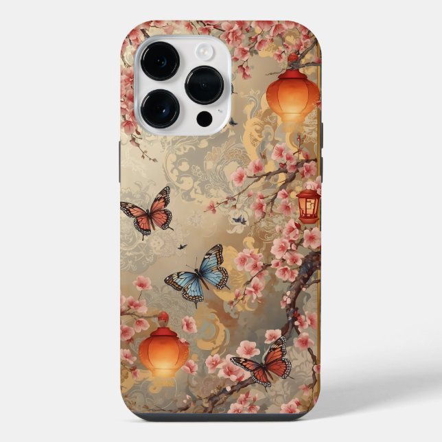 Cherry Blossom Butterfly Lanterna (Verso)