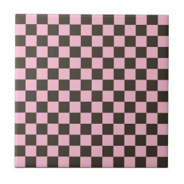 Cherry blossom checkered board pattern