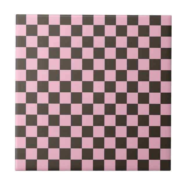 Cherry blossom checkered board pattern (Frente)