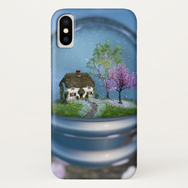 Cherry Blossom Globe capas de iphone (Verso)
