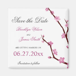 Cherry Blossom Imã salve o dia