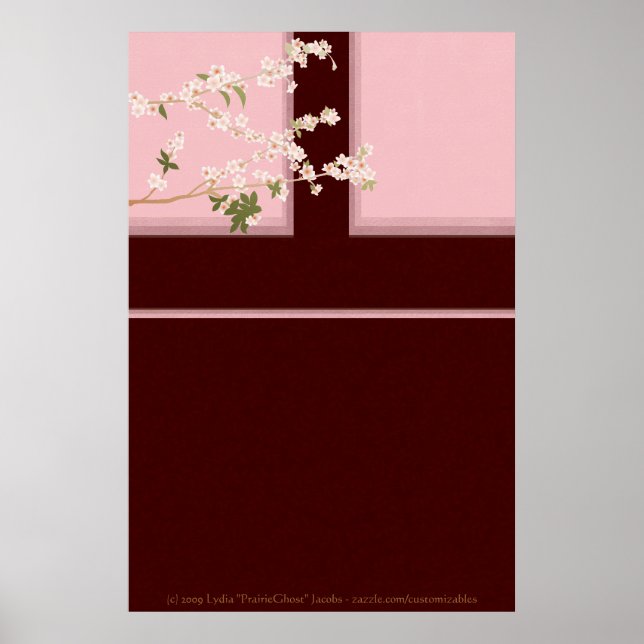Cherry Blossom Poster (Frente)