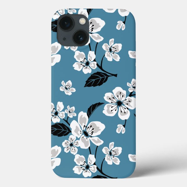 CHERRY BLOSSOM - SAKURA (SMOKY BLUE) (Verso)
