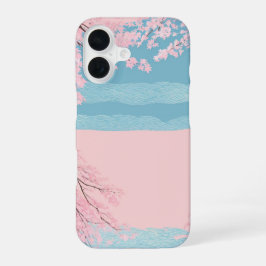 Cherry Blossom Seigaiha Phone Case