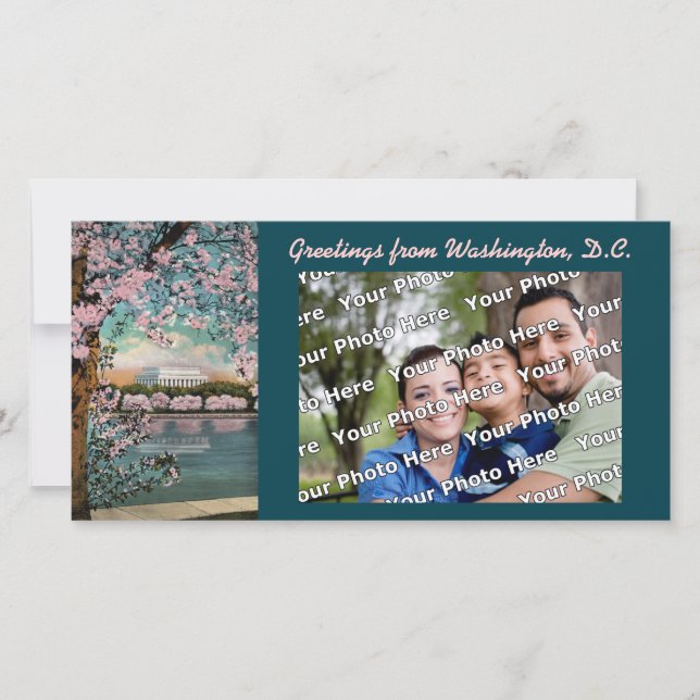 Cherry Blossoms Cartões de fotos (Frente)