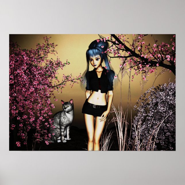Cherry Blossoms Poster (Frente)