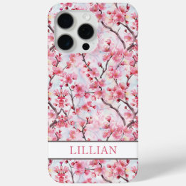 Cherry Blossoms Sakura Monogrammed