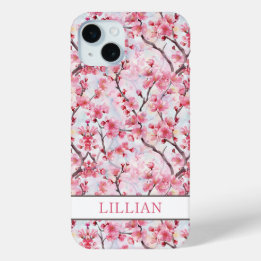 Cherry Blossoms Sakura Monogrammed