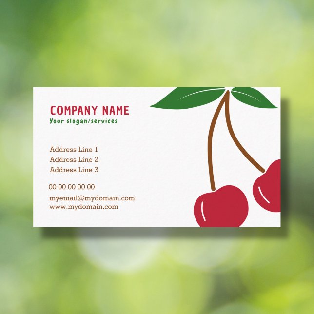 Cherry Cartão de visita (Cherry Business Card)