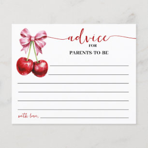 Cherry Coquette Advice Mãe e Cartão de Chá de fral