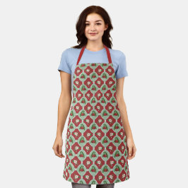 Cherry Diamond Apron