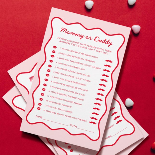 Cherry On Top Chá de fraldas Adivinha Quem Joga (Criador carregado)