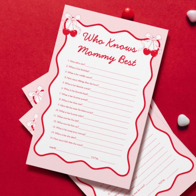 Cherry On Top Chá de fraldas Game Que Conhece Mamã (Criador carregado)