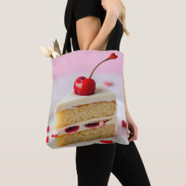 Cherry Ontop Vanilla Cake List Tote Bag