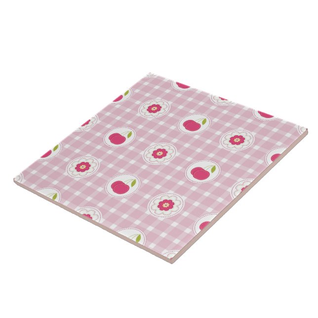 Cherry Picnic Azulejo (Lateral)