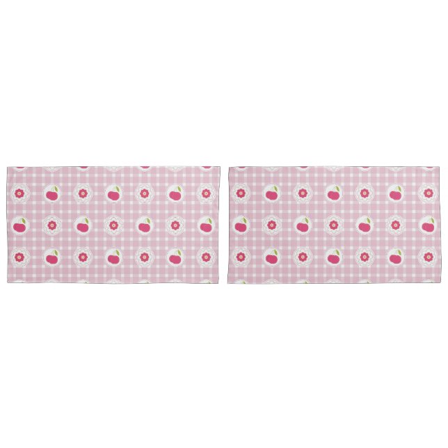 Cherry Picnic Pillowcases (Frente - conjunto)