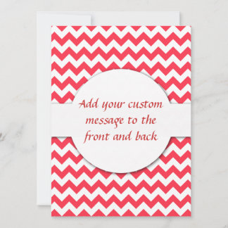 Cherry Red Chevron Zigzag