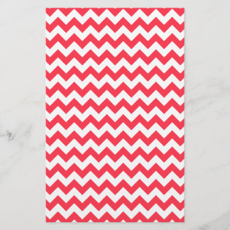Cherry Red Chevron Zigzag