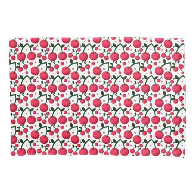 Cherry Seamless Pattern, Red Fruit Pattern, (Frente)