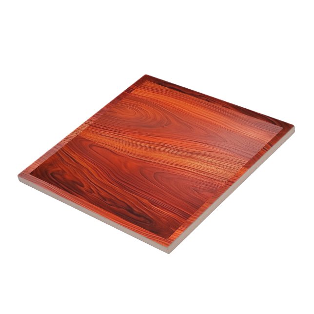 Cherry wood texture custom monoram. (Lateral)