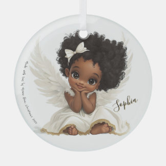 Cherub's Smile: Angelic Joy in White and Gold