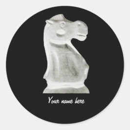 Chess Clássico do Adesivo Redondo