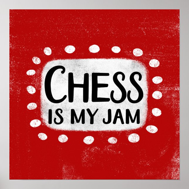 Chess É A Minha Arte De Poster (Frente)