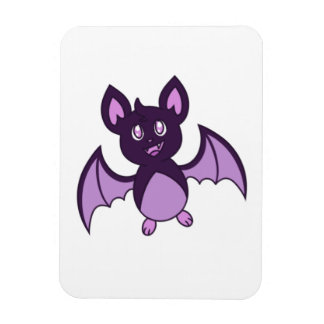 Chester o morcego roxo mágico ímã