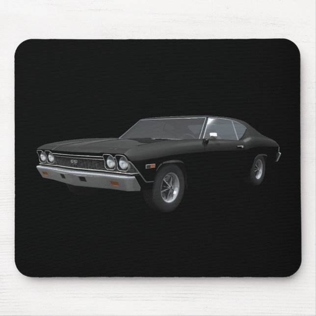Chevelle 1968 SS: Revestimento preto: Mousepad (Frente)