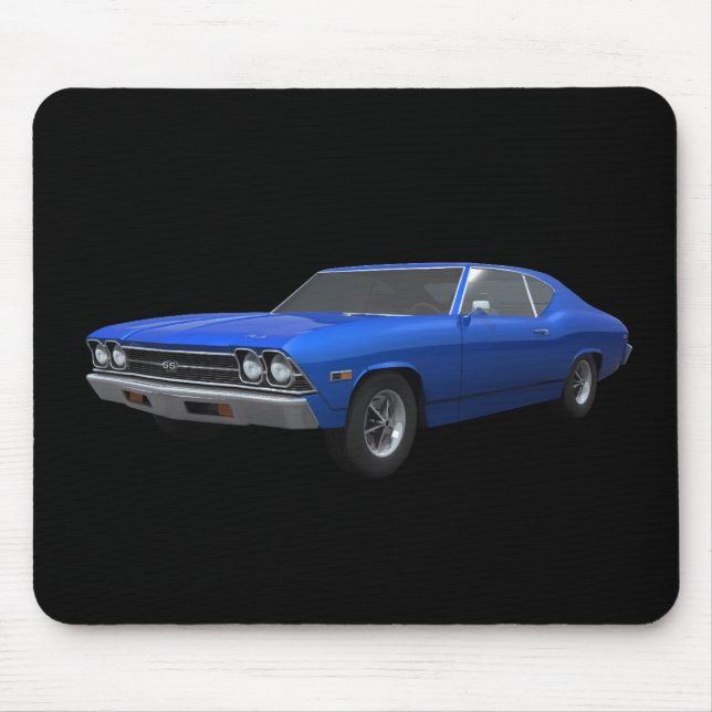 Chevelle 1969 SS: Revestimento azul: Mousepad (Frente)