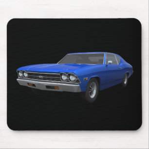 Chevelle 1969 SS: Revestimento azul: Mousepad