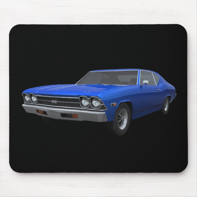Chevelle 1969 SS: Revestimento azul: Mousepad (Frente)