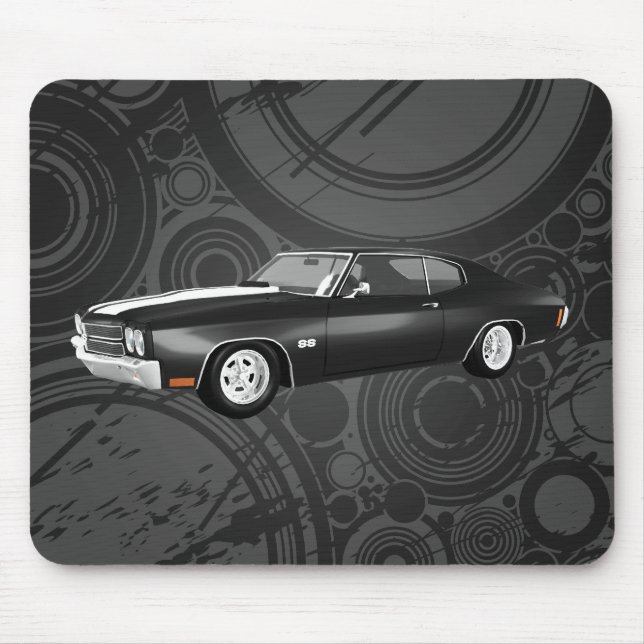 Chevelle 1970 SS: Revestimento preto: Mousepad (Frente)