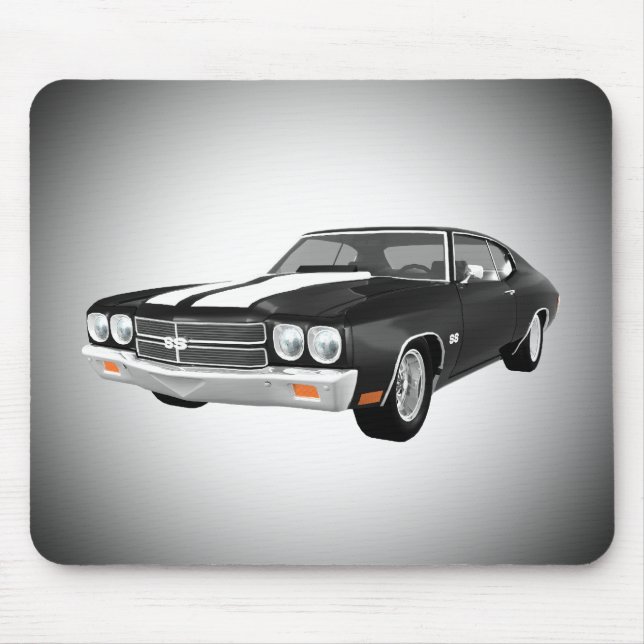 Chevelle 1970 SS: Revestimento preto: Mousepad (Frente)